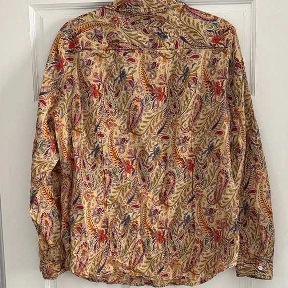 Sundance Paisley Blouse in Red and Gold - Picture 5 of 5